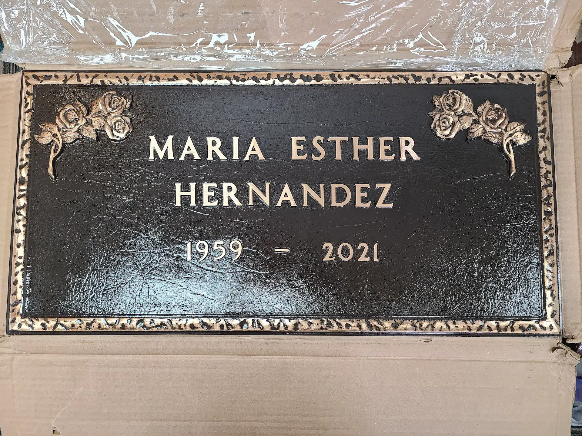 Bronze Bronze Plaque hand-carved by Headstone Plaque Guide in NJ — image 8